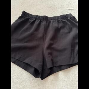 BB Dakota Black Elastic Shorts with Lace Size XS